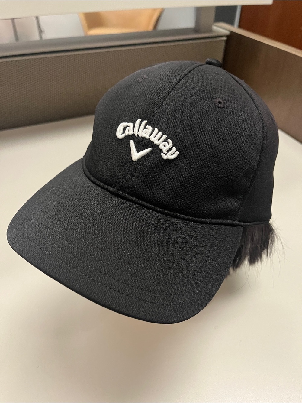 Callaway Black Hat with White Embroidered Logo